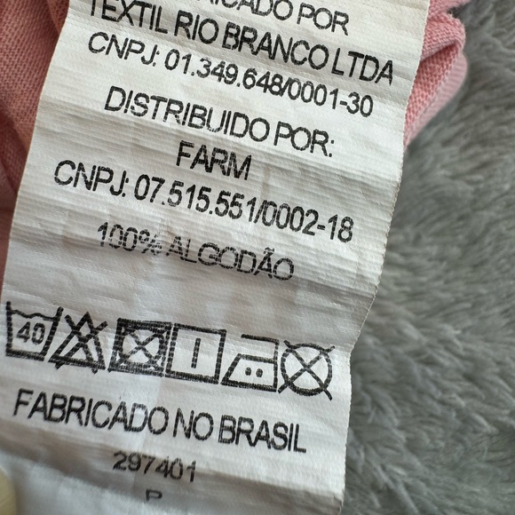 Farm Rio x Smiley T-Shirt Pink/Coral Size Small - Picture 11 of 13